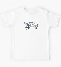 Bon Iver - Blue Screen Denim Logo Kids Tee