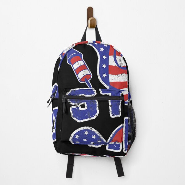 Item preview, 4th Of July Stay Liberated Distressed U S A Flag Shaka Hand designed and sold by zpruby.