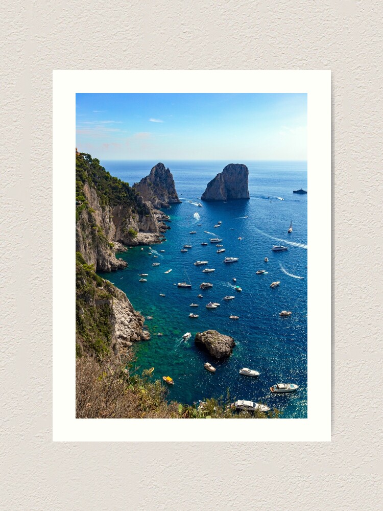 capri, italy Art Print