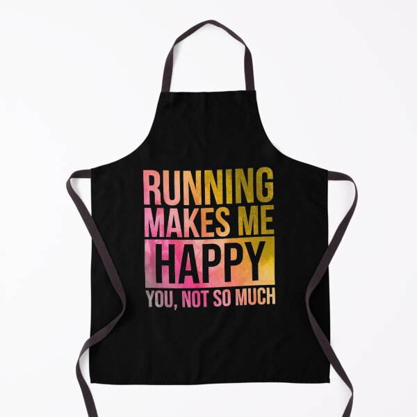 Item preview, Running Makes Me Happy in Watercolo| Perfect Gift designed and sold by sherricam.