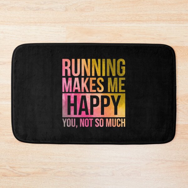 Item preview, Running Makes Me Happy in Watercolo| Perfect Gift designed and sold by sherricam.
