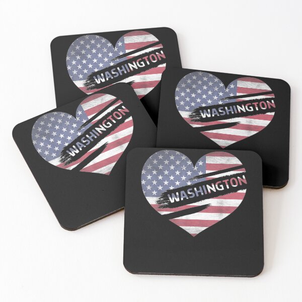 Item preview, Washington 4th July Independence Day Usa America State Love  designed and sold by zpruby.