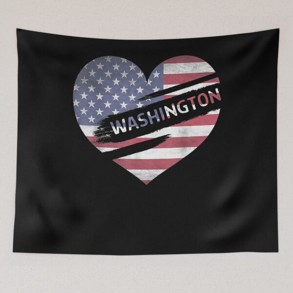 Item preview, Washington 4th July Independence Day Usa America State Love  designed and sold by zpruby.