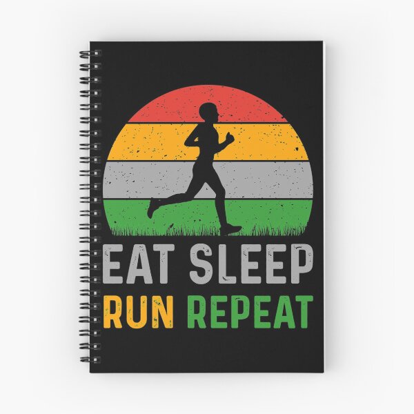 Item preview, Retro Vintage Eat Sleep Run Repeat Running Funny Gif| Perfect Gift designed and sold by sherricam.