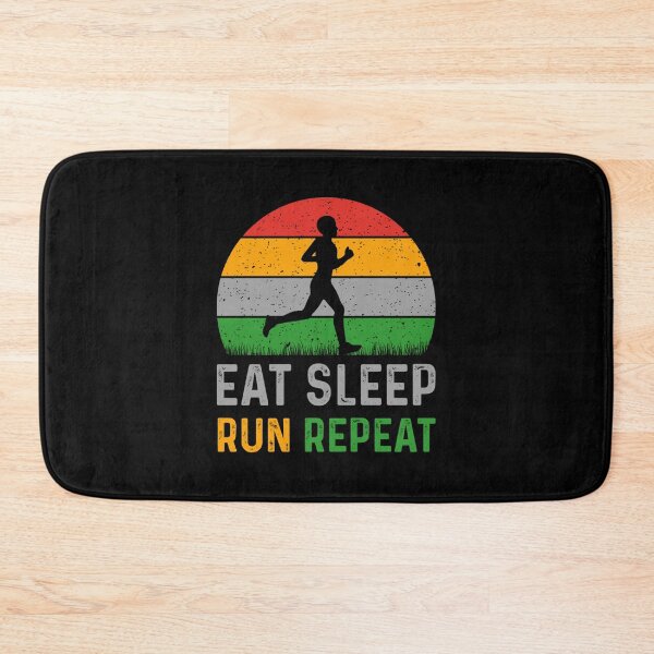 Item preview, Retro Vintage Eat Sleep Run Repeat Running Funny Gif| Perfect Gift designed and sold by sherricam.