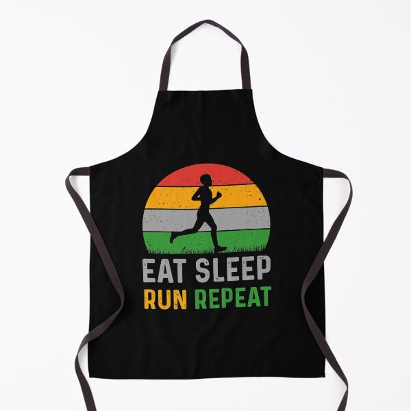 Item preview, Retro Vintage Eat Sleep Run Repeat Running Funny Gif| Perfect Gift designed and sold by sherricam.