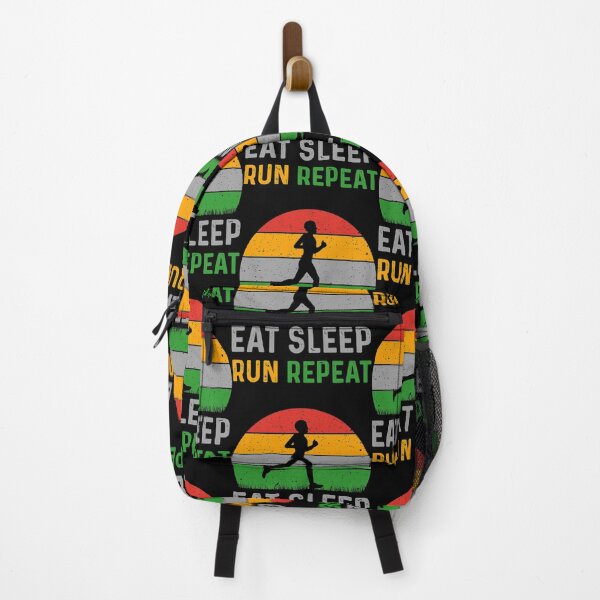 Item preview, Retro Vintage Eat Sleep Run Repeat Running Funny Gif| Perfect Gift designed and sold by sherricam.