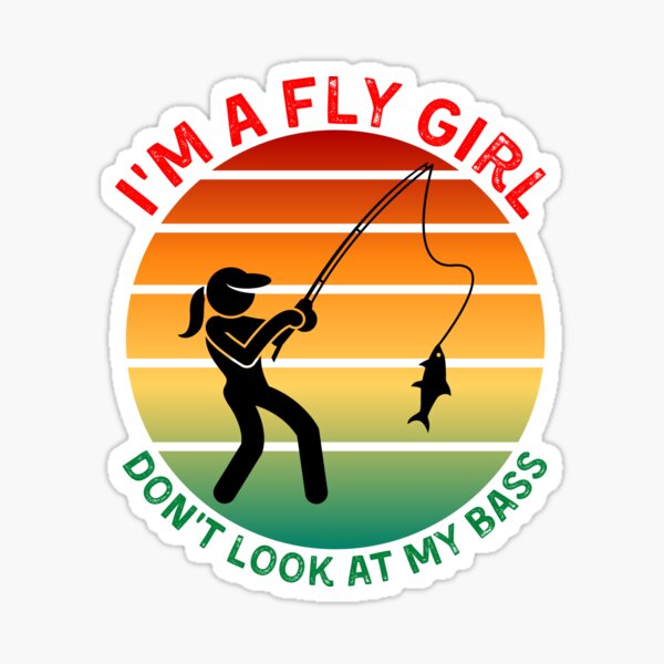 Fly Fishing Woman Trout Fishing Heartbeat Sticker for Sale by FishHuntLife
