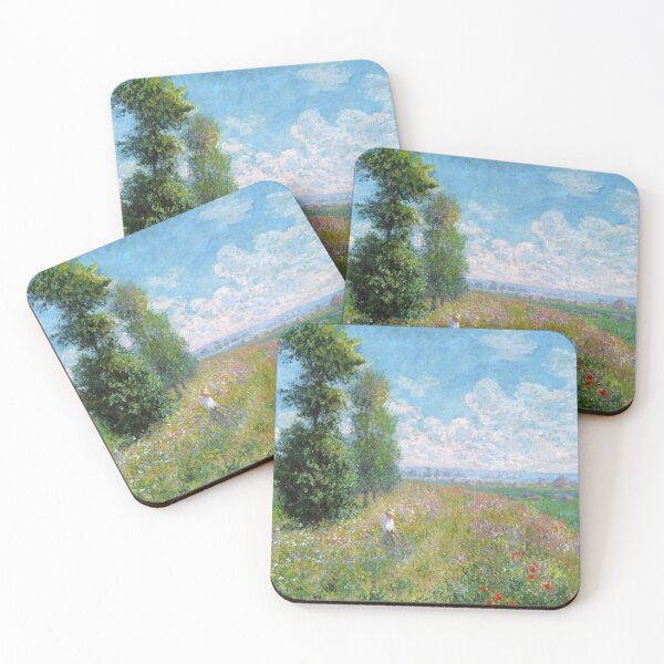 Item preview, Claude Monet Painting - Meadow with Poplars designed and sold by Coffeesnow.