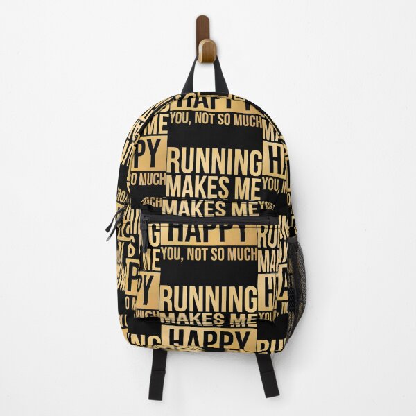 Item preview, Running Makes Me Happy in Gol| Perfect Gift designed and sold by sherricam.