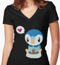 ♥ Women's Fitted V-Neck T-Shirt
