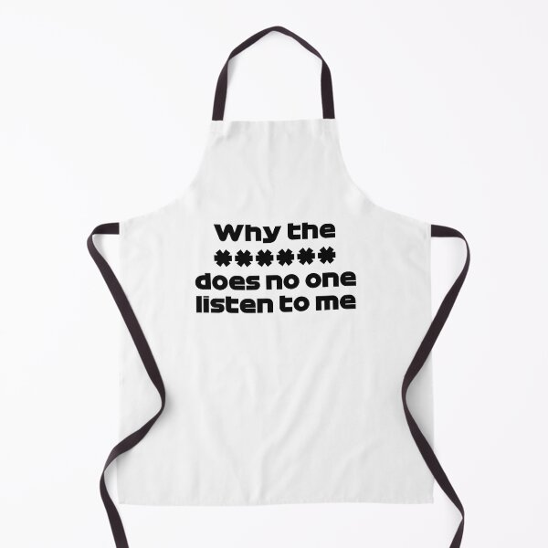 Item preview, Why The **** Does No One Listen To Me - BOT. French GP Radio Voice (Black) designed and sold by FilipeFerreira.