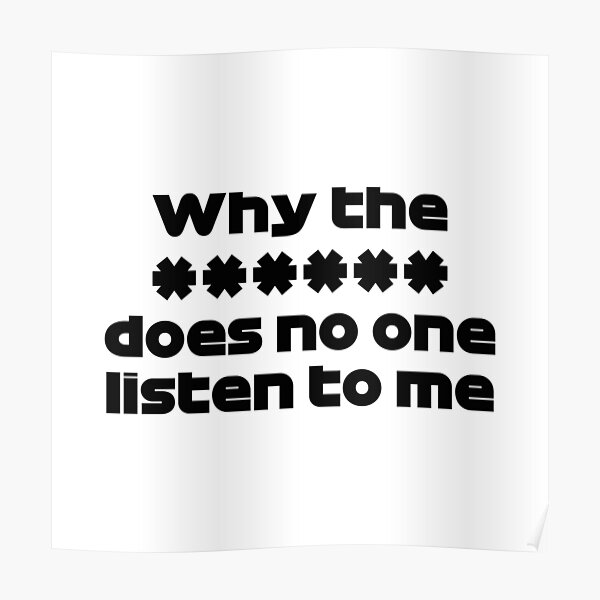 "Why The **** Does No One Listen To Me BOT. French GP Radio Voice