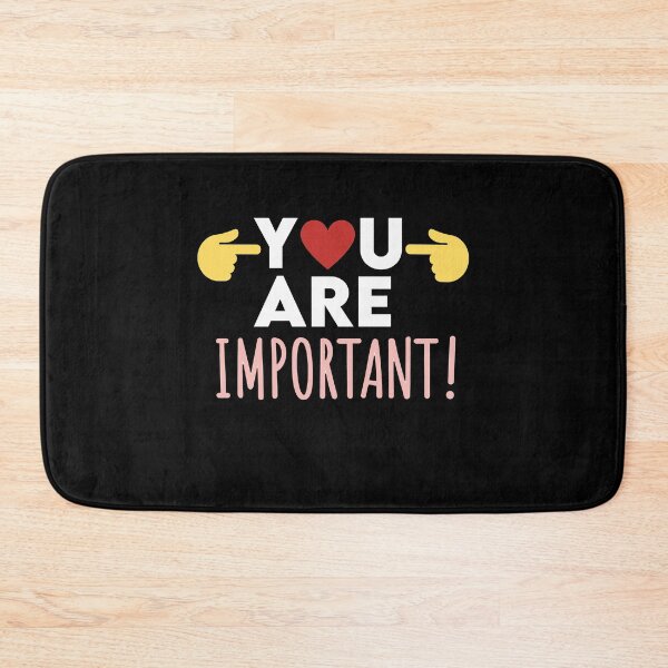 Item preview, You Are Important Self Love Quote Design designed and sold by AritraSur.