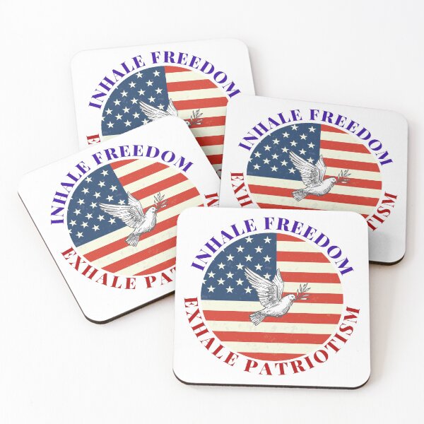 Item preview, Inhale Freedom Exhale Patriotism - Happy July 4th designed and sold by VikGen.