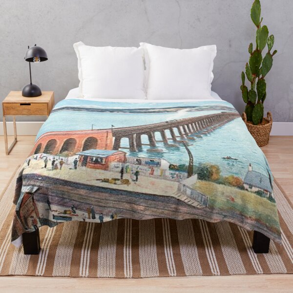 Item preview, Vintage Illustration of Dundee, Scotland - Tay Bridge From The South designed and sold by yourscotland.