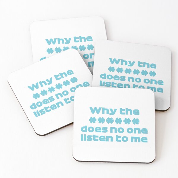 Item preview, Why The **** Does No One Listen To Me - BOT. French GP Radio Voice (Blue) designed and sold by FilipeFerreira.