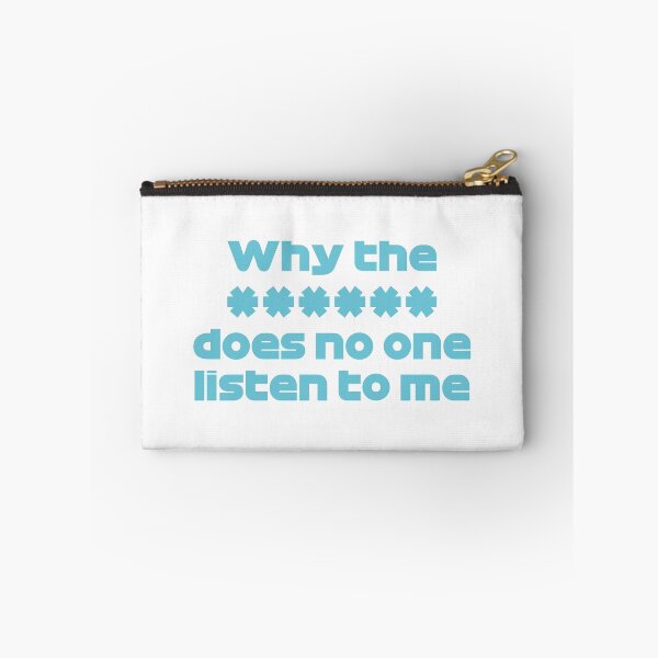 Item preview, Why The **** Does No One Listen To Me - BOT. French GP Radio Voice (Blue) designed and sold by FilipeFerreira.