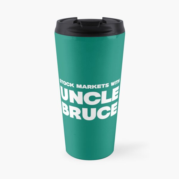 Stock Markets With Bruce new logo Travel Mug