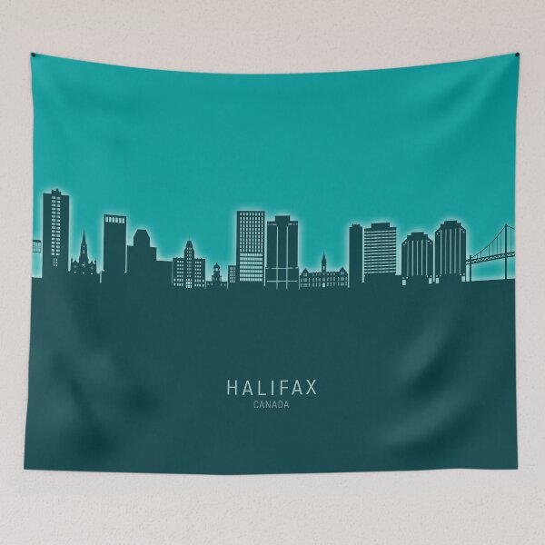 Item preview, Halifax Canada Skyline designed and sold by ArtPrints.