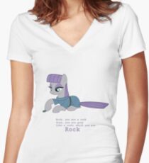 MLP Maud Pie Poem Women's Fitted V-Neck T-Shirt