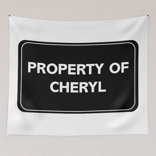 Aperçu de l'œuvre Propriété de Cheryl créée et vendue par wessica.