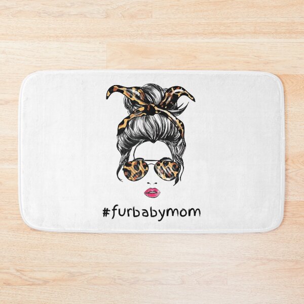Item preview, Fur Baby Leopard Messy Bun Sister Life designed and sold by speakupandshine.