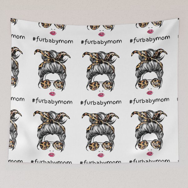 Item preview, Fur Baby Leopard Messy Bun Sister Life designed and sold by speakupandshine.