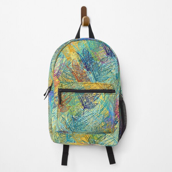 Vista previa del artículo con la obra «Diseño colorido del follaje de Hoffman California», diseñado y vendido por Nipuni Happitiya.