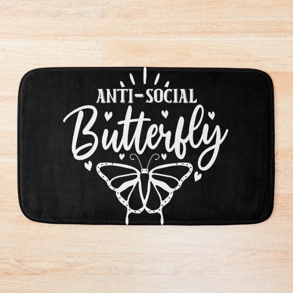 Item preview, Anti social butterfly designed and sold by pnkpopcorn.
