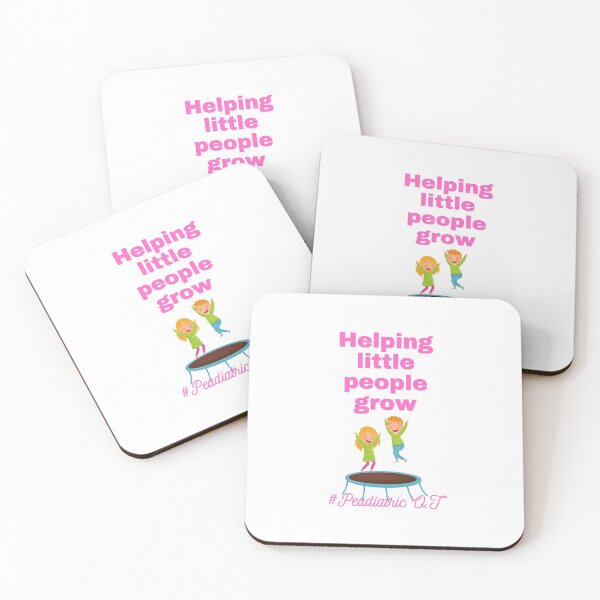 Item preview, Paediatric Occupational Therapist - helping little people grow designed and sold by PinkArtDesigns.