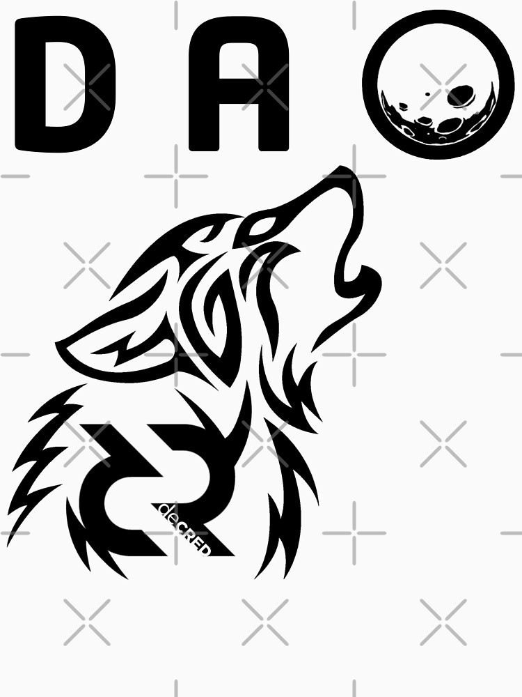 Decred DAO wolf © v2 (Design timestamped by https://timestamp.decred.org/) by OfficialCryptos