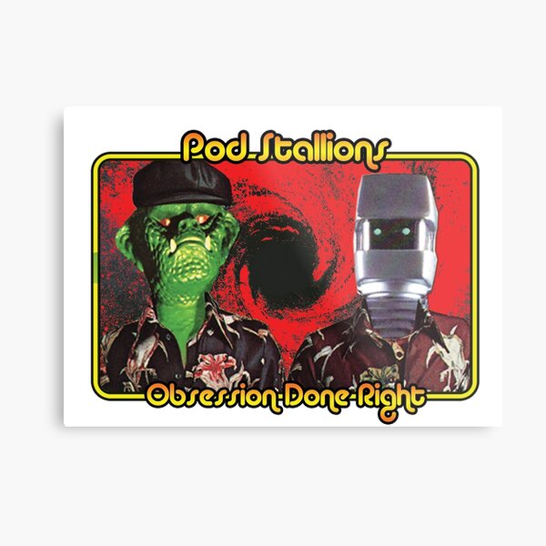 Pod Stallions Logo Metal Print