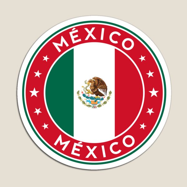 Ciudad de México design with flag of Mexico" Magnet for Sale by Alma-Studio