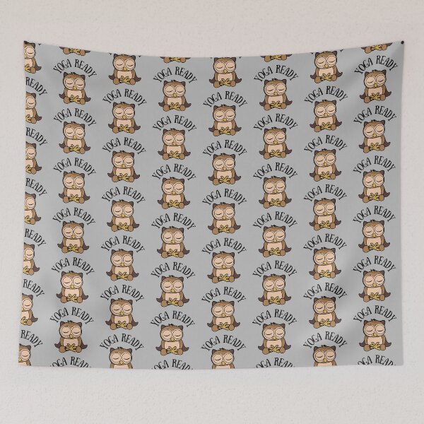 Item preview, Yoga Ready Owl designed and sold by DWDiva.