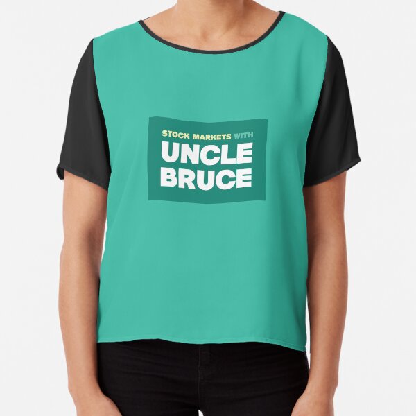 Colourful Uncle Bruce sign Chiffon Top