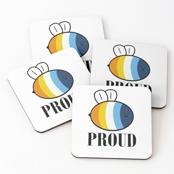 Item preview, Bee Proud AroAce Flag designed and sold by alrightlilbitty.