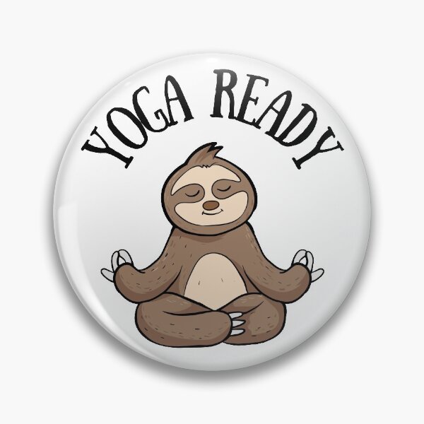 Item preview, Yoga Ready Sloth designed and sold by DWDiva.