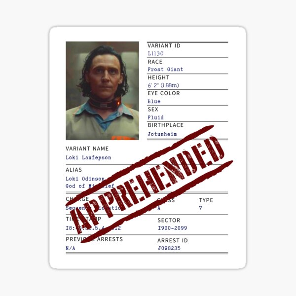 Item preview, Loki Variant TVA File designed and sold by babbityrabbity.