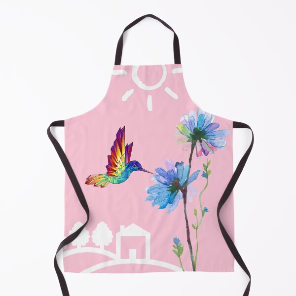 Item preview, A Crystal Hummingbird on a Blue Flower designed and sold by deepgoa.