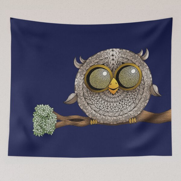 Item preview, Owl On a Branch (Color) designed and sold by MagicMama.