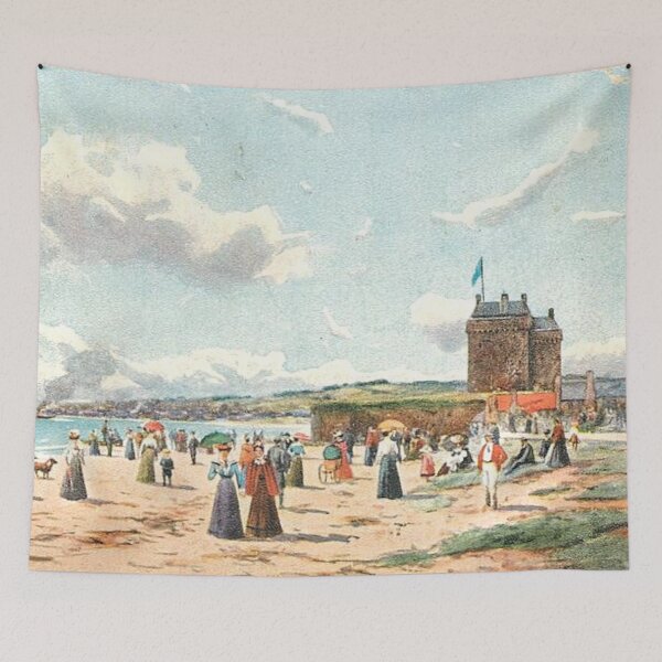 Item preview, Vintage Illustration of Dundee, Scotland - The Castle, Broughty Ferry designed and sold by yourscotland.