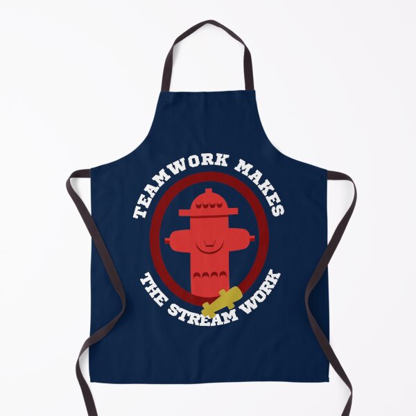 TeamWork makes the Stream Work Firefighters Apron