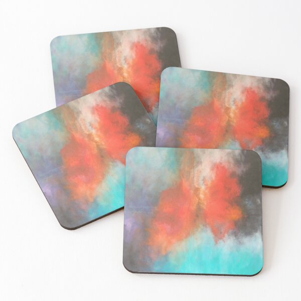 Item preview, Orange Abstract Thunder Clouds designed and sold by LisWilliams.
