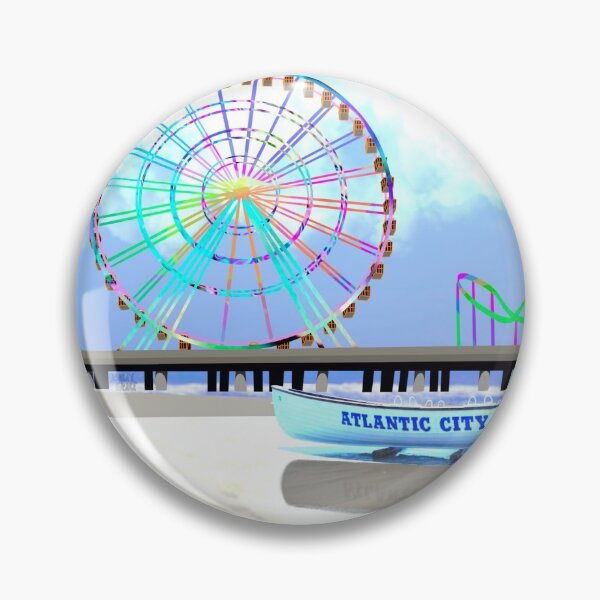 Vista previa del artículo con la obra «Muelle de acero de Atlantic City», diseñado y vendido por dreamweavergt.