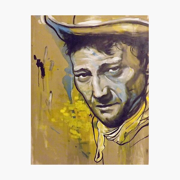 Item preview, John Wayne designed and sold by Matt Burke.