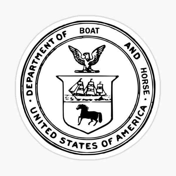Department of  ???? and ????? Sticker