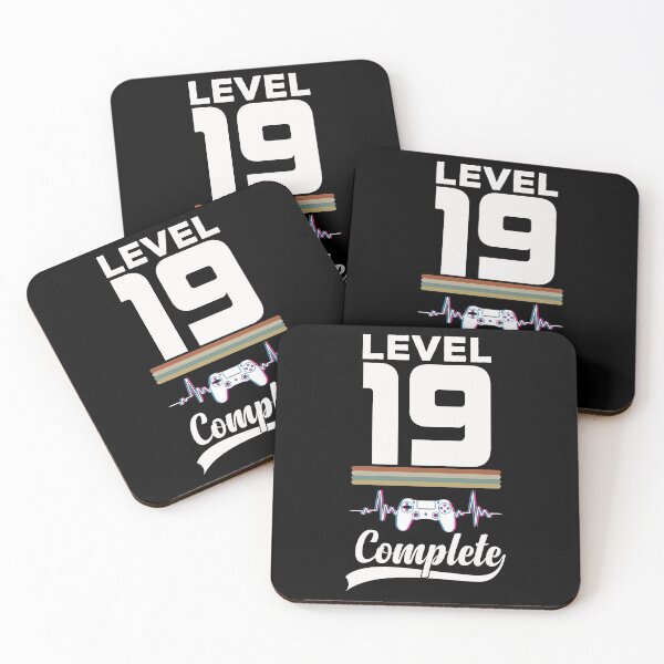 Item preview, Level 19 Complete - Born in 2002 Gaming - 19th Birthday Anniversary Video Game Father's Day Christmas Present designed and sold by ALITOPRINCE.