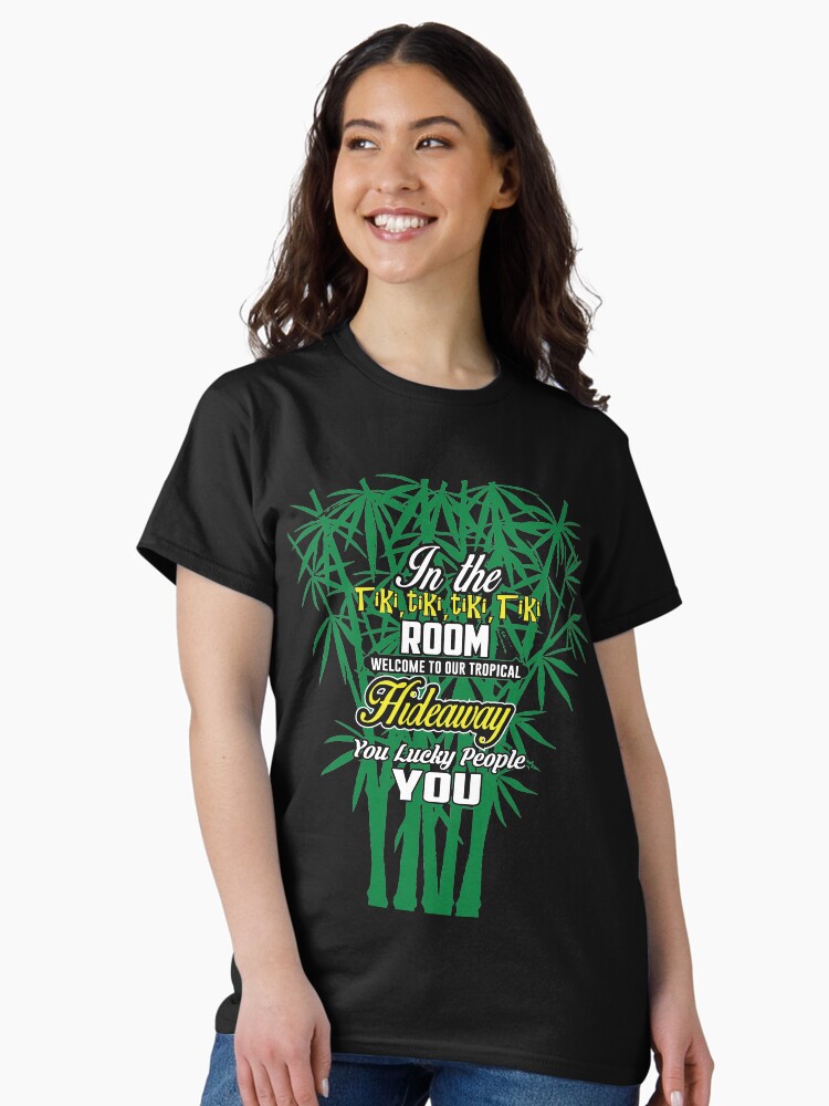 Thumbnail 2 of 7, Classic T-Shirt, In The Tiki Tiki Tki Tiki Room Tshirt designed and sold by tikitalkpodcast.