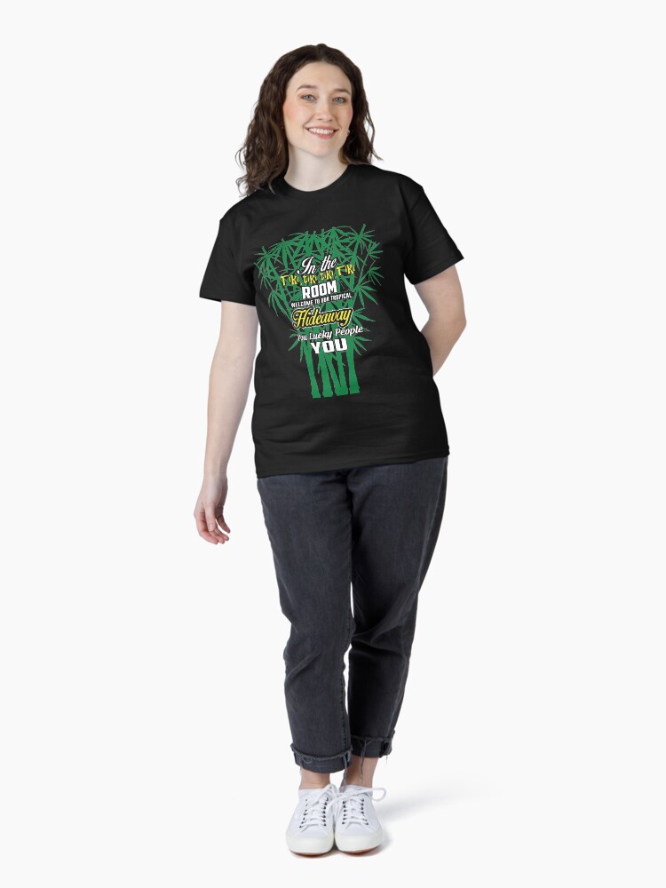 Thumbnail 4 of 7, Classic T-Shirt, In The Tiki Tiki Tki Tiki Room Tshirt designed and sold by tikitalkpodcast.